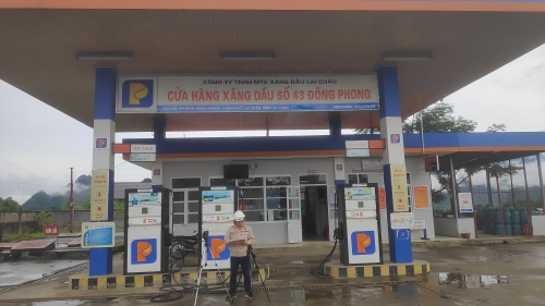 Lai Châu: Trạm sạc VinFast - Cửa hàng xăng dầu Petrolimex Lai Châu Số 20